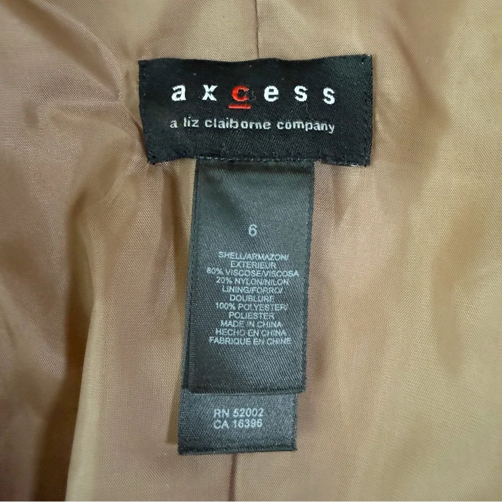 VTG Liz Claiborne Rose Velvet Embroidered Equestrian Blazer Jacket US6 Y2K Fairy - Picture 6 of 8